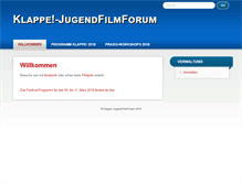 Tablet Screenshot of klappe-filmforum.de